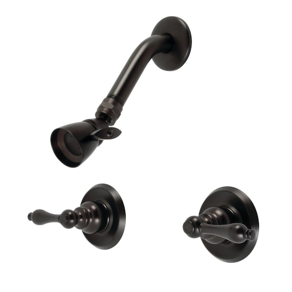 Kingston Brass Shower Faucet, Oil Rubbed Bronze, Wall Mount KB245ALSO - main
